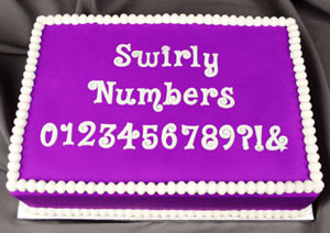 Swirly Numbers Flexabet Letter Maker