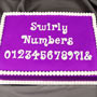 Swirly Numbers Flexabet Letter Maker