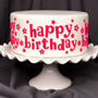 Happy Birthday Stars Silicone Onlay