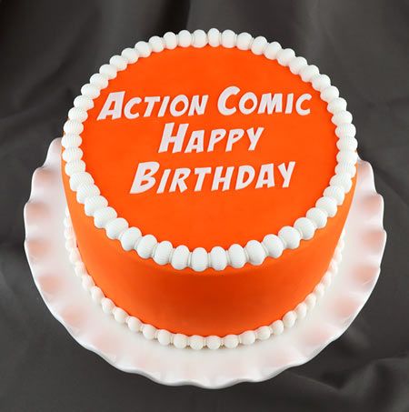 Action Comic Happy Birthday