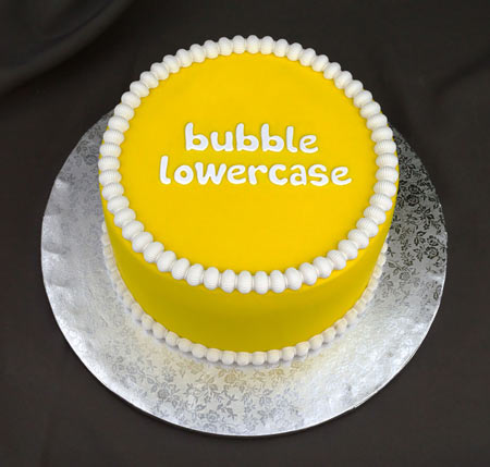 Bubble Lowercase Flexabet Letter Maker