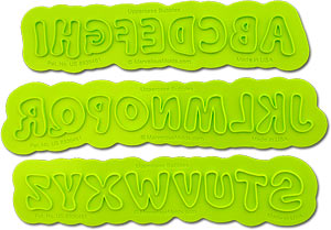 Bubble Uppercase Flexabet Letter Maker