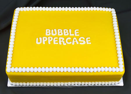 Bubble Uppercase Flexabet Letter Maker