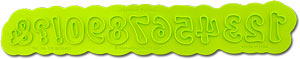 Bubble Numbers Flexabet Letter Maker