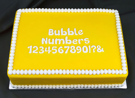 Bubble Numbers Flexabet Letter Maker