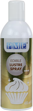 Large PME Lustre Spray - Gold (400 ml)