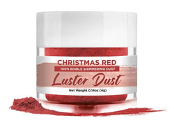 Luster Dust - Christmas Red