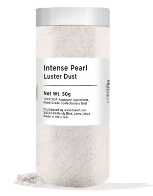 50 Gr Luster Dust - Intense Pearl White