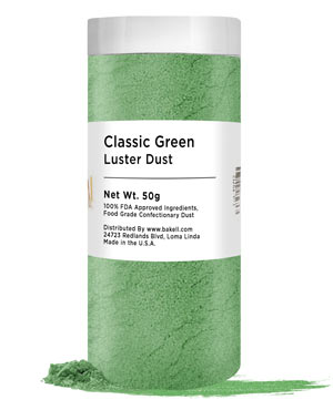 50 Gr Luster Dust - Classic Green