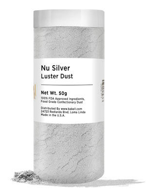 50 Gr Luster Dust - Nu Super Silver