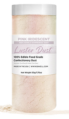 50 Gr Iridescent Luster Dust - Pink