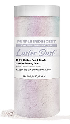 50 Gr Iridescent Luster Dust - Purple