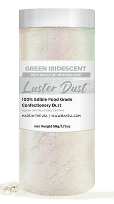 50 Gr Iridescent Luster Dust - Green