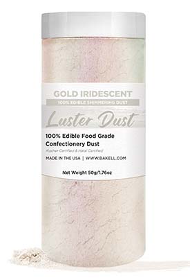 50 Gr Iridescent Luster Dust - Gold