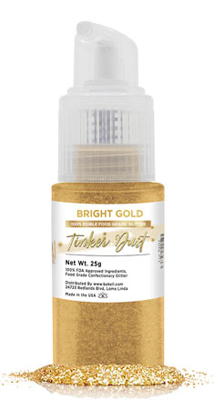 Tinker Dust Spray Pump Bottle - Bright Gold
