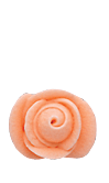 Mini Icing Roses - Peach