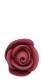 Mini Icing Roses - Burgundy