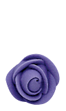 Mini Icing Roses - Purple