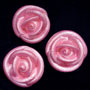 Large Icing Roses - Pink Gloss