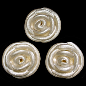 Large Icing Roses - Silver Gloss