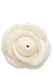 Small Icing Roses - White