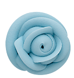 Medium Icing Roses - Blue