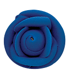 Medium Icing Roses - Royal Blue