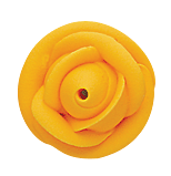 Medium Icing Roses - Golden Yellow