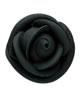 Medium Icing Roses - Jet Black