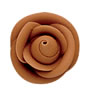 Medium Icing Roses - Choc Brown