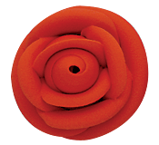 Large Icing Roses - Red