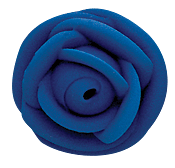 Large Icing Roses - Royal Blue