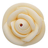 Large Icing Roses - Ivory