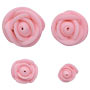 Mixed Size Icing Roses - Pink