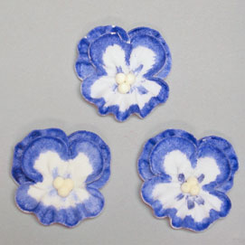 Pansy - Violet/White Fancy