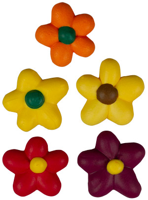 Autumn Flower Power - Royal Icing