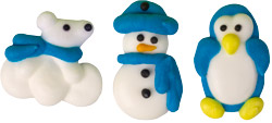 Winter Blue Asst. - Royal Icing