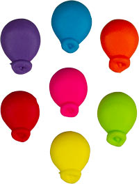 Mini Balloons Icing Assortment