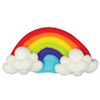 Rainbow W/ Clouds Icing