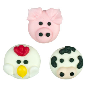 Farm Animal Cutie Faces Assortment
