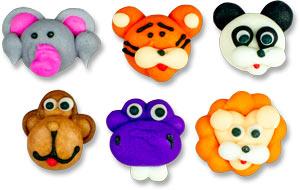 Safari Mini Animal Faces Asst.
