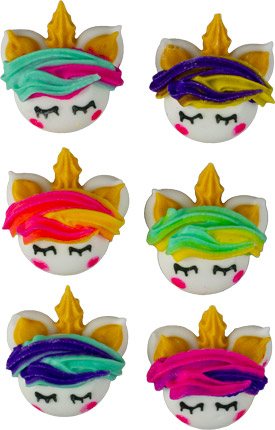 Unicorn Faces - Mini Assorted