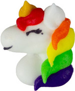 Rainbow Unicorn Head Minis