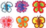 Butterflies - Royal Icing - Tye-Dye Colors