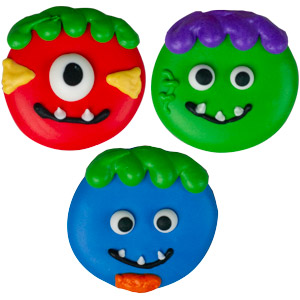 Monster Cuties Cookie  Faces Asst.