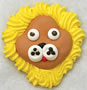 Lion W/Yellow Mane Cookie Face