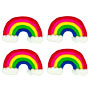 Rainbow Cookie Faces