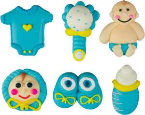 Baby Icing Set - Large Blue