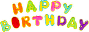 Happy Birthday Letters In Case (16 Sets)