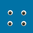 Eyes - Small - White Only